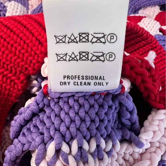 NEW Aknvas Hayley Open Work Braided Weave Woven Chunky Sweater Sz S - Picture 10 of 10